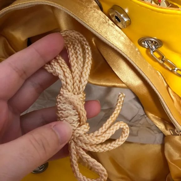 NWT Y2K Gold Sequins Tote Bag - Picture 10 of 10